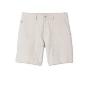 Vuori Barren Mens Shorts Oatmeal Size 31 Climate Neutral Certified